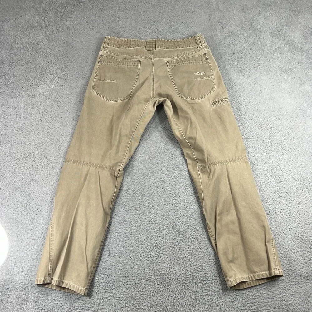 Kuhl KANVUS Jean 34x30 Outdoor Tan Cotton Vintage Patina Dye Distressed